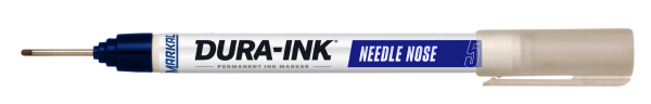 Blauwe Permanent ink marker met verlengte punt Dura-Ink